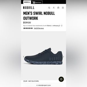 NOBULL SF Trainer Low size 9 men’s
